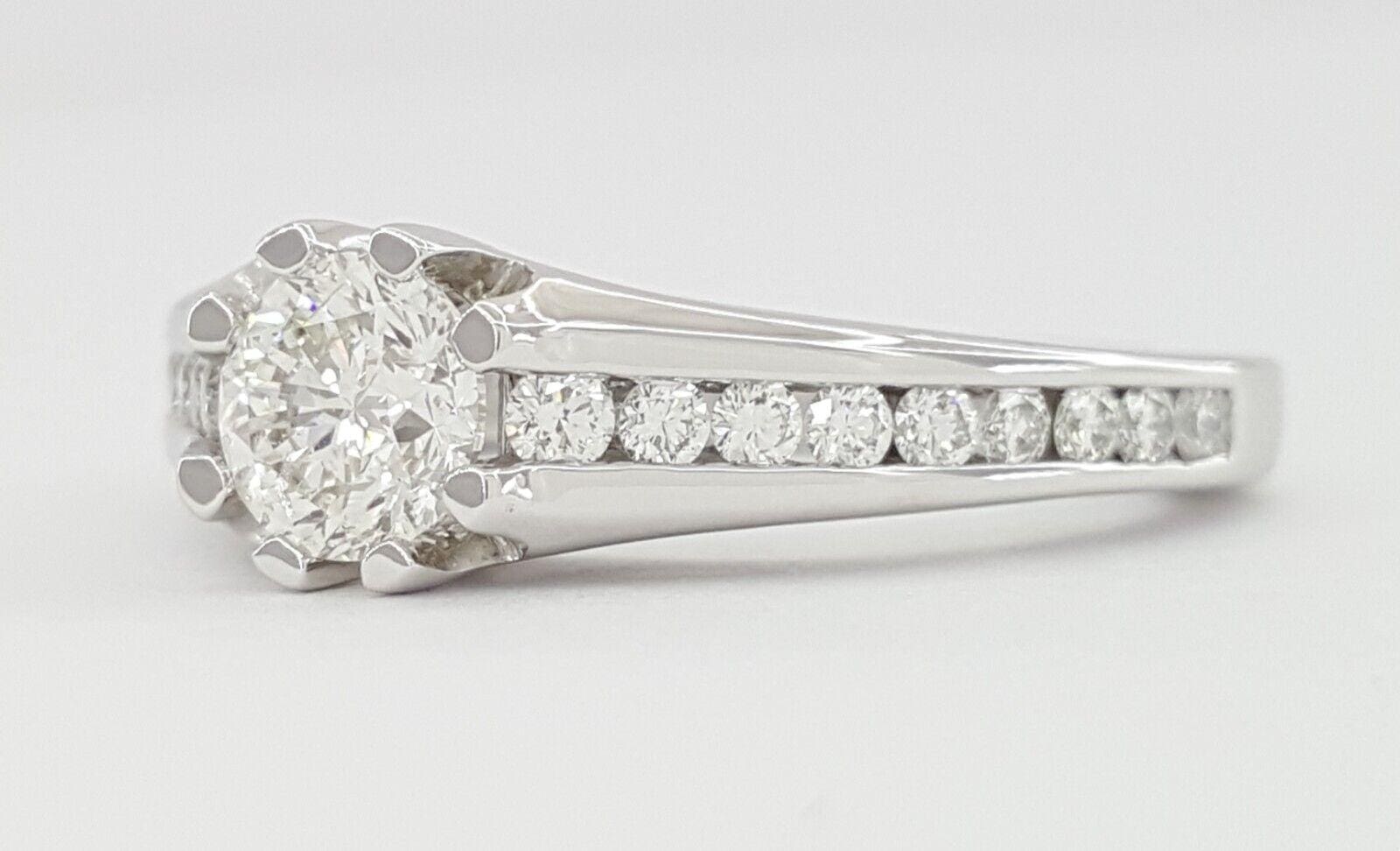 TACORI Neotare Canadian Round Diamond Engagement Ring 1.18 ct 18kt WG Rtl 7.4K