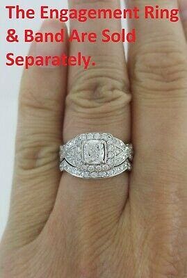 Neil Lane Bridal® 1.85 ct 14K Cushion Cut Crossover Halo Engagement Ring Rtl 8k