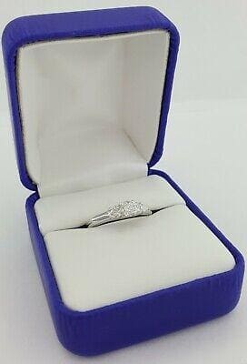 14k & Platinum 3-Stone 0.45 ct Round Brilliant Cut Diamond Engagement Ring