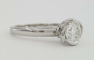 Fred of Paris Fleur Celeste Platinum 0.52 ct Diamond Engagement Ring G/VS2 5.5K