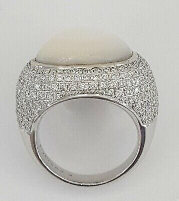 Di Modolo Triadra 18K Gold & Mother of Pearl Ring with 2.33 ct Diamonds Rtl 12k