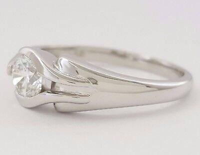 Round Diamond Solitaire Engagement Ring EGL E-F/ SI1 0.65 ct Platinum Rtl 4,668