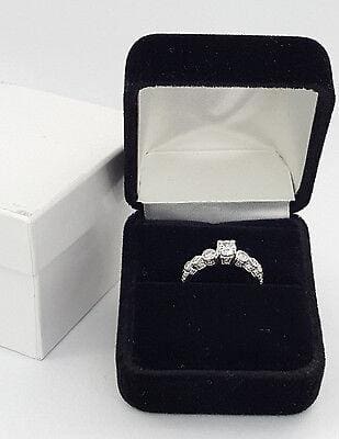 0.71 ct Platinum Round Brilliant Cut Diamond Engagement Ring