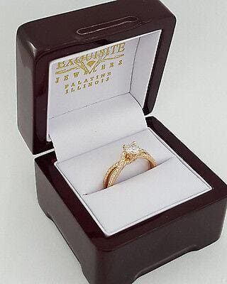 Scott Kay Round Cut Diamond Crossover Engagement Ring 1.16 ct 20K Rose Gold GIA