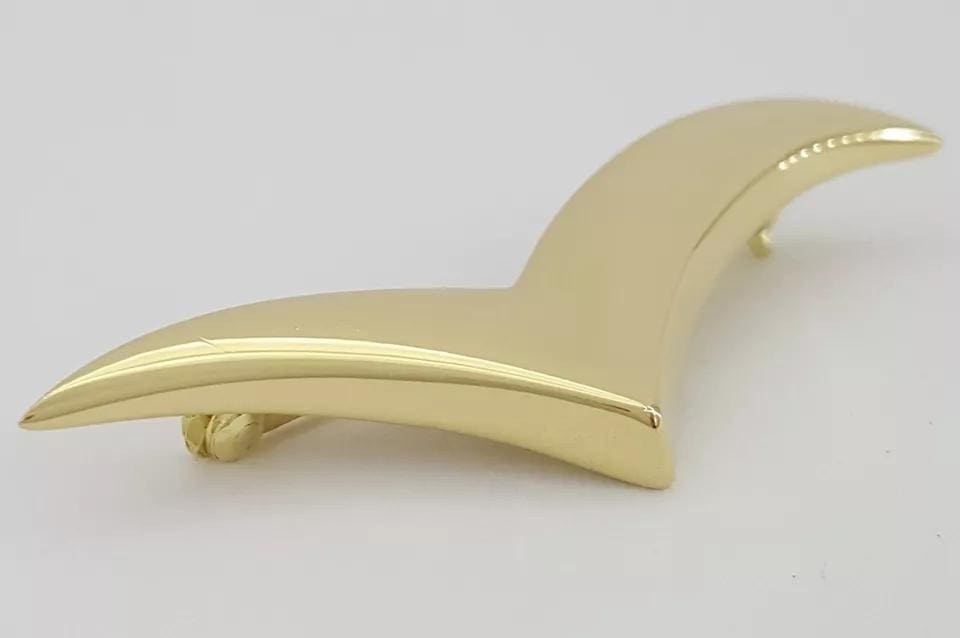 Tiffany & Co 1980's Vintage 18K Yellow Gold Seagull Brooch Brooch/Pin large 1.7"