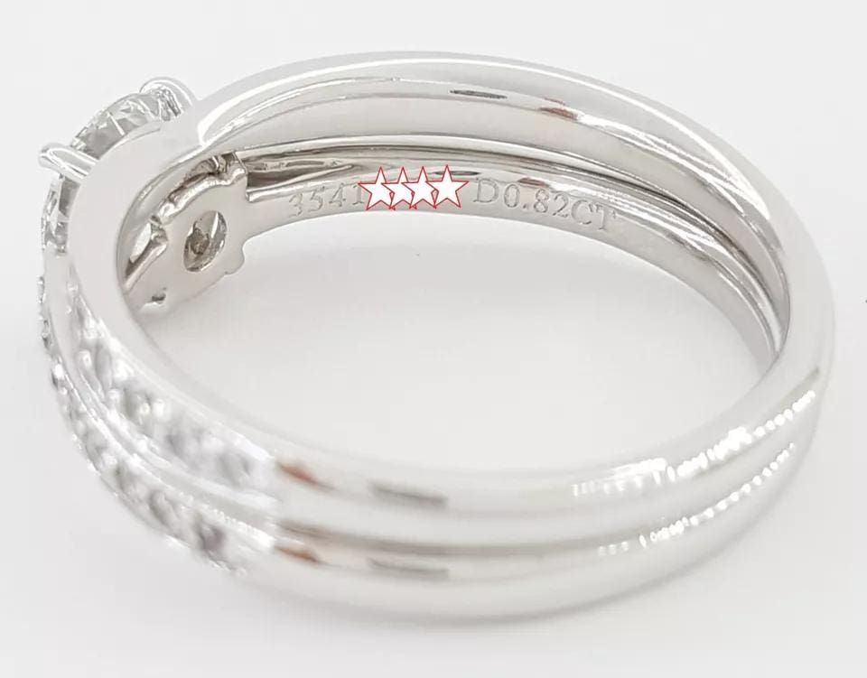 Tiffany & Co Harmony Diamond Platinum Engagement Ring Band Set 1.38 ct 15,450