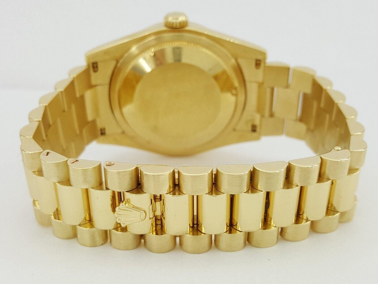 Rolex Day-Date President 118238 Double Quick 18K Factory Diamond Dial Watch