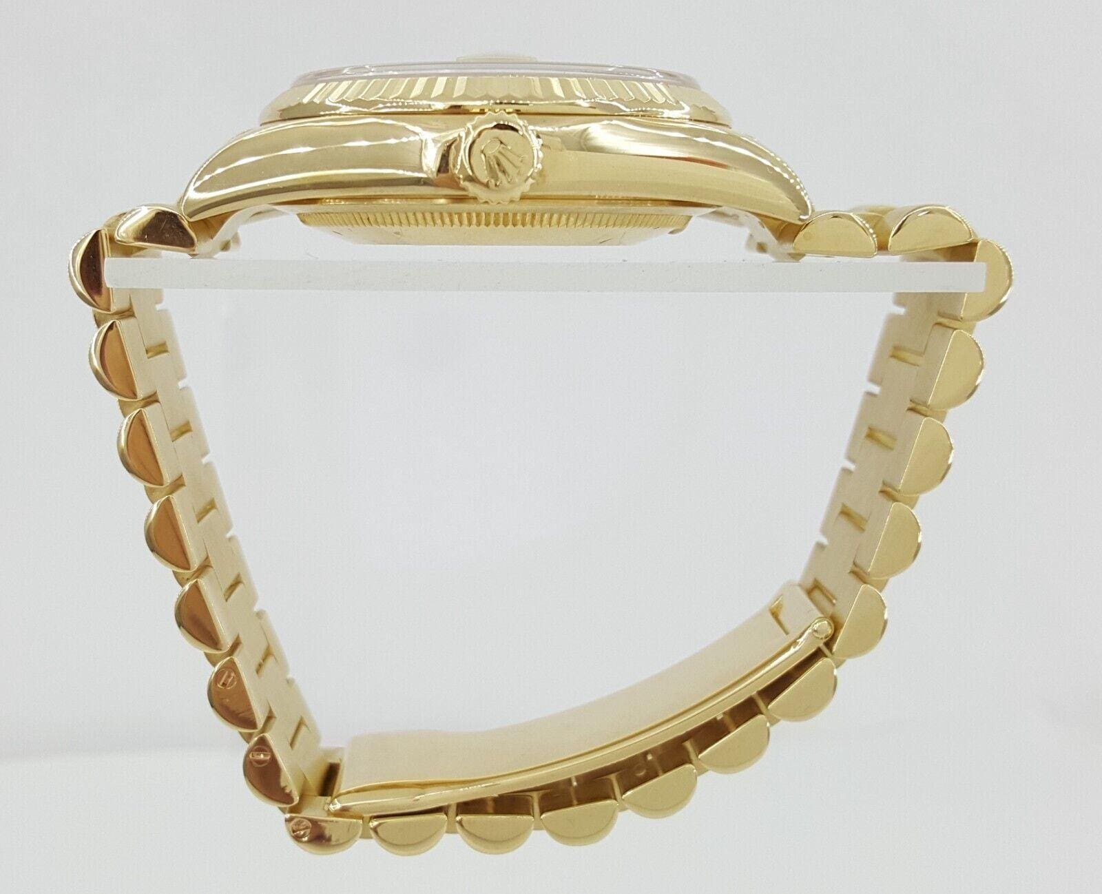 Rolex Day-Date President 118238 Double Quick 18K Factory Diamond Dial Watch