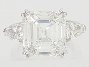 Asscher & Shield Cut Diamond Engagement Ring 12.48 ct E/IF GIA Rtl $1,655,000.