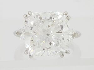 Ritani Cushion Brilliant Diamond 10 ct Platinum Engagement Ring GIA Rtl $700k