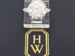 Harry Winston Classic Round Brilliant Diamond Engagement Ring 4.49 ct Rtl $280k