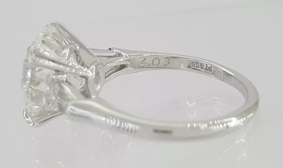 Harry Winston Classic Round Brilliant Diamond Engagement Ring 4.49 ct Rtl $280k