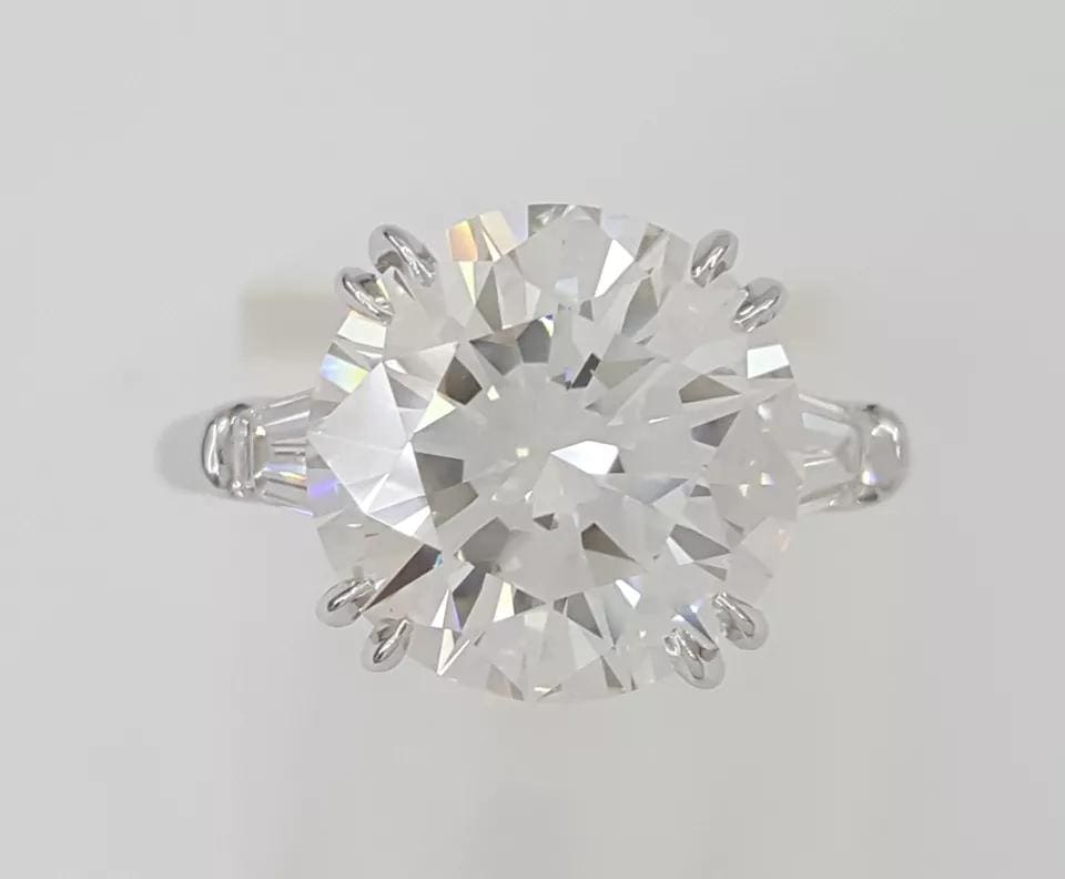 Harry Winston Classic Round Brilliant Diamond Engagement Ring 4.49 ct Rtl $280k