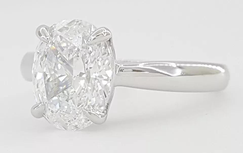 Oval Brilliant Diamond Solitaire Engagement Ring 2.02 ct D/Flawless GIA RtL $70K