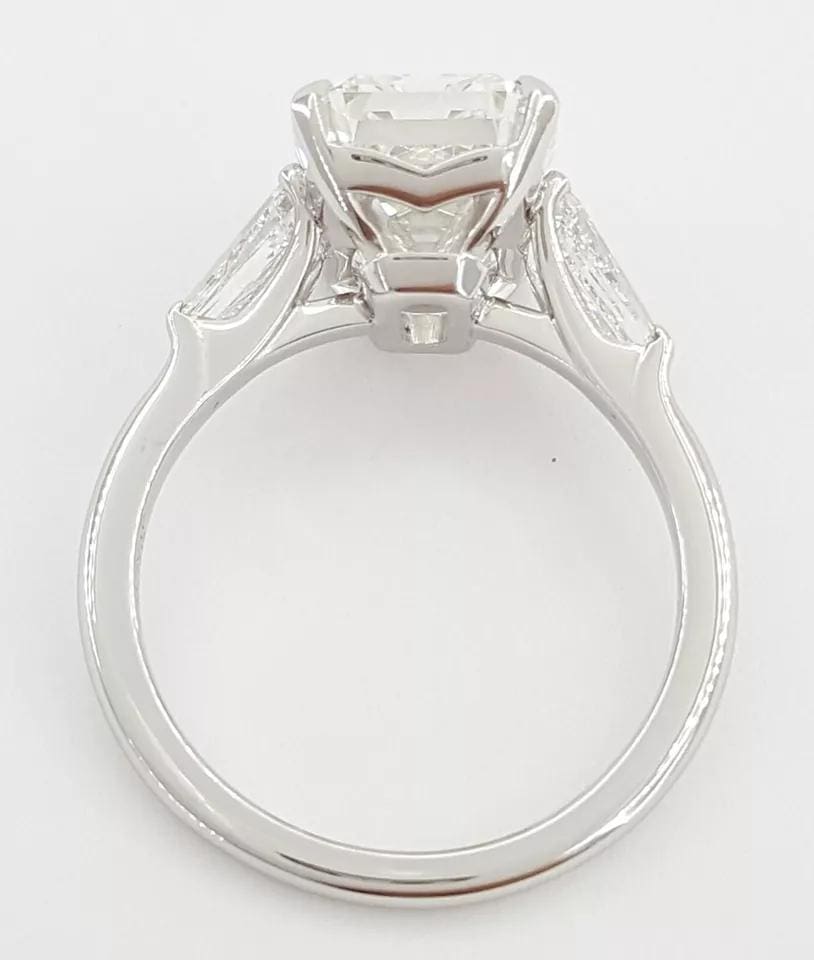 Graff Promise Emerald Cut Diamond 3-Stone Engagement Ring 5.91 ct Retail $335k