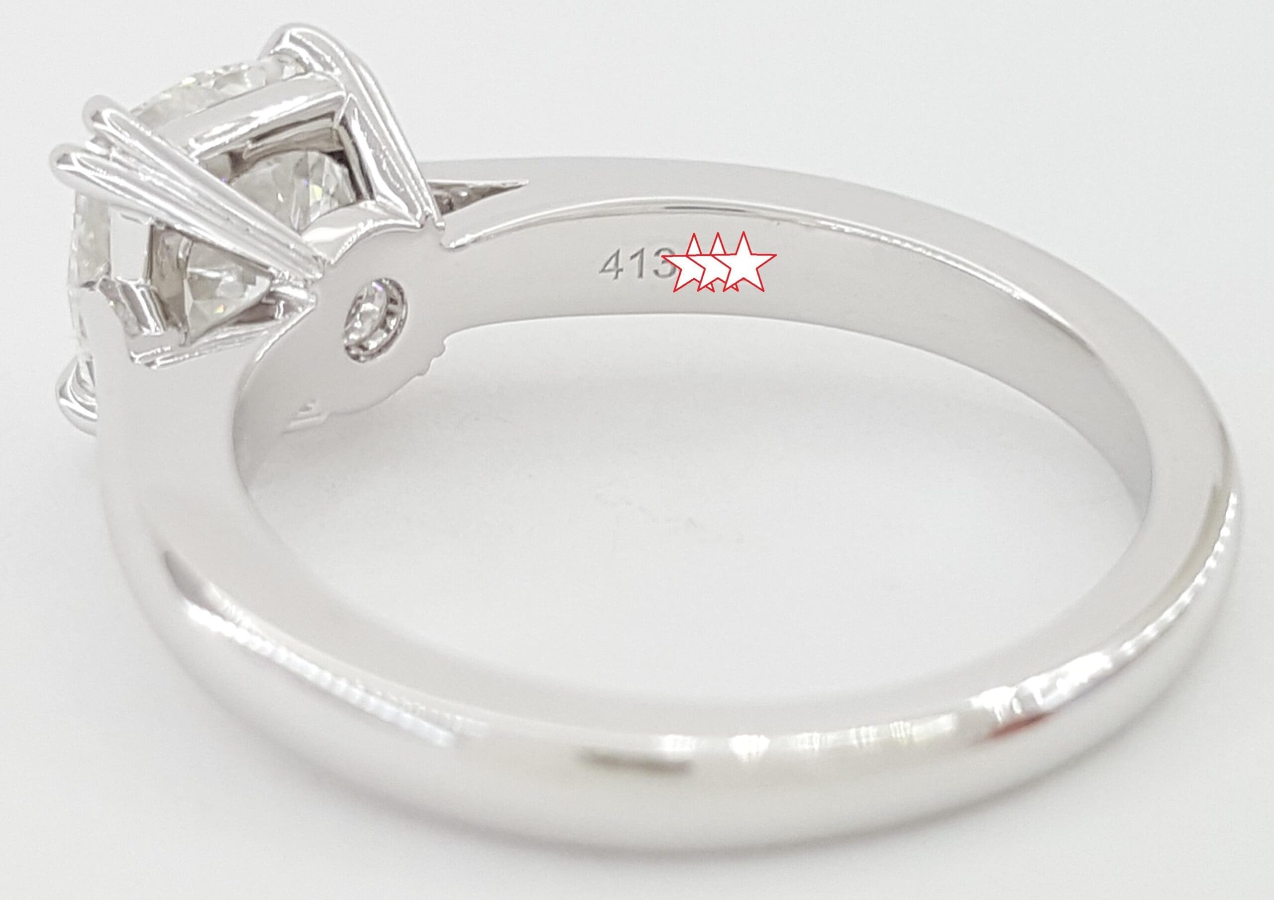 Harry Winston Solitaire Cushion Diamond Engagement Ring 1.90 ct Retail $53.5K