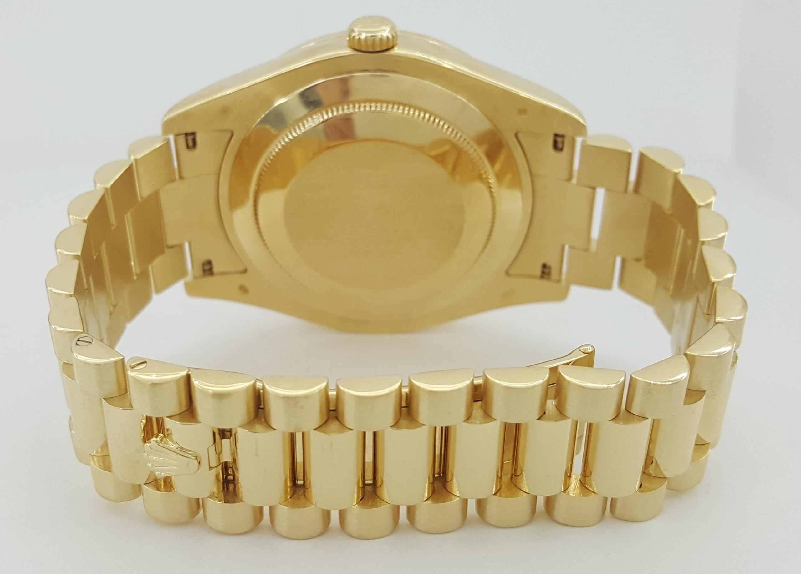 Rolex Day-Date II President 218348 18K Gold 41 mm Factory Diamond Wave Dial