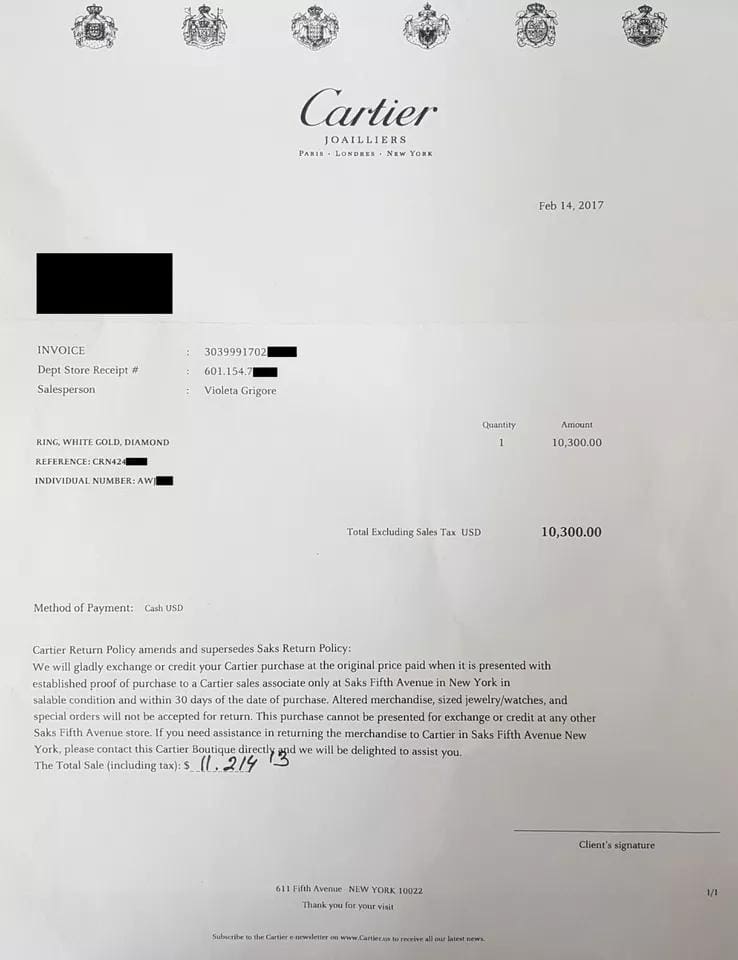 Cartier Etincelle Diamond Pave Ring 0.81 ct 18k Size 51 Retail $10,700