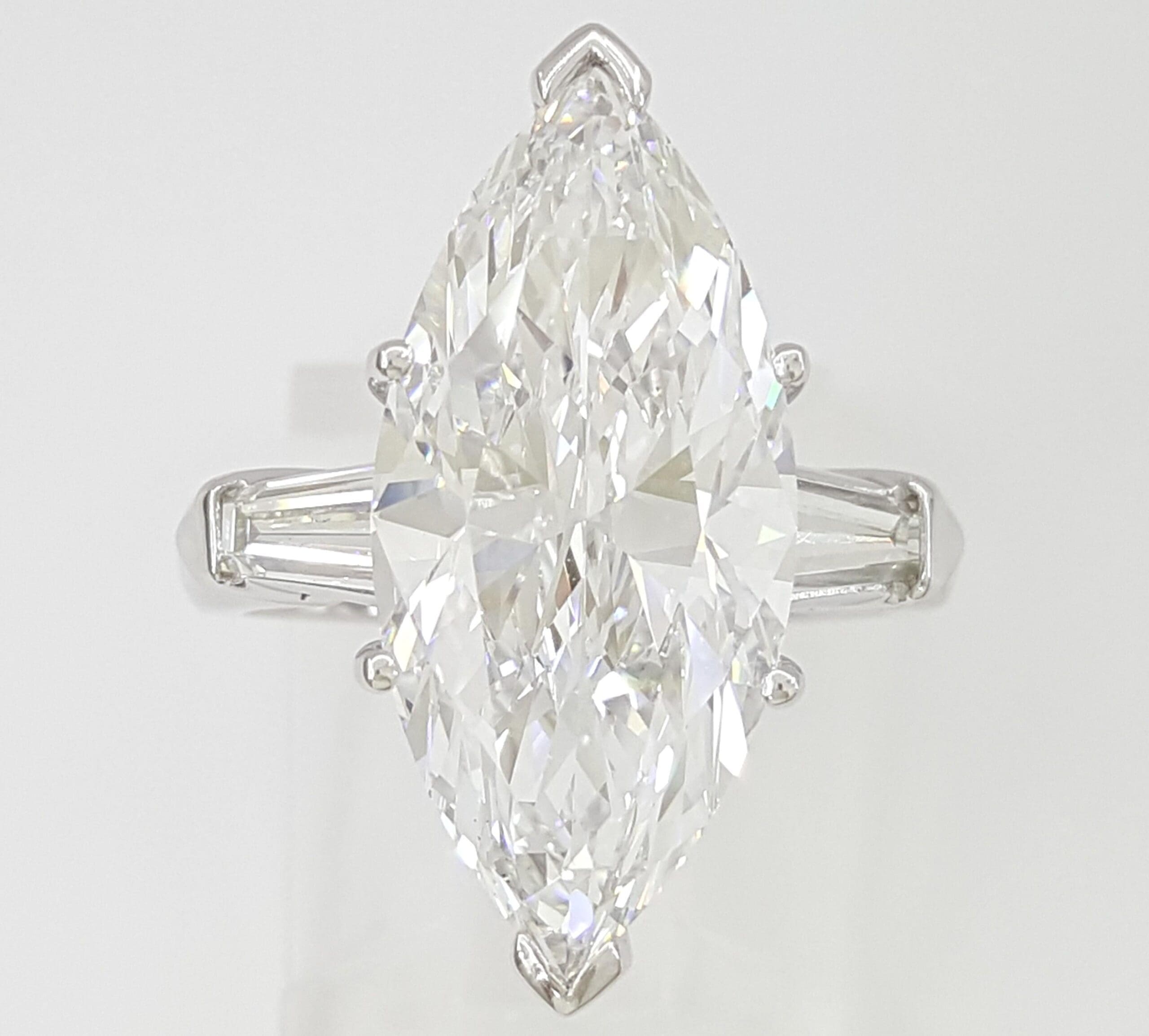 Marquise Diamond Engagement Ring 7.8 ct Type 2a Ideal Cut GIA D/VS1 Retail $650K