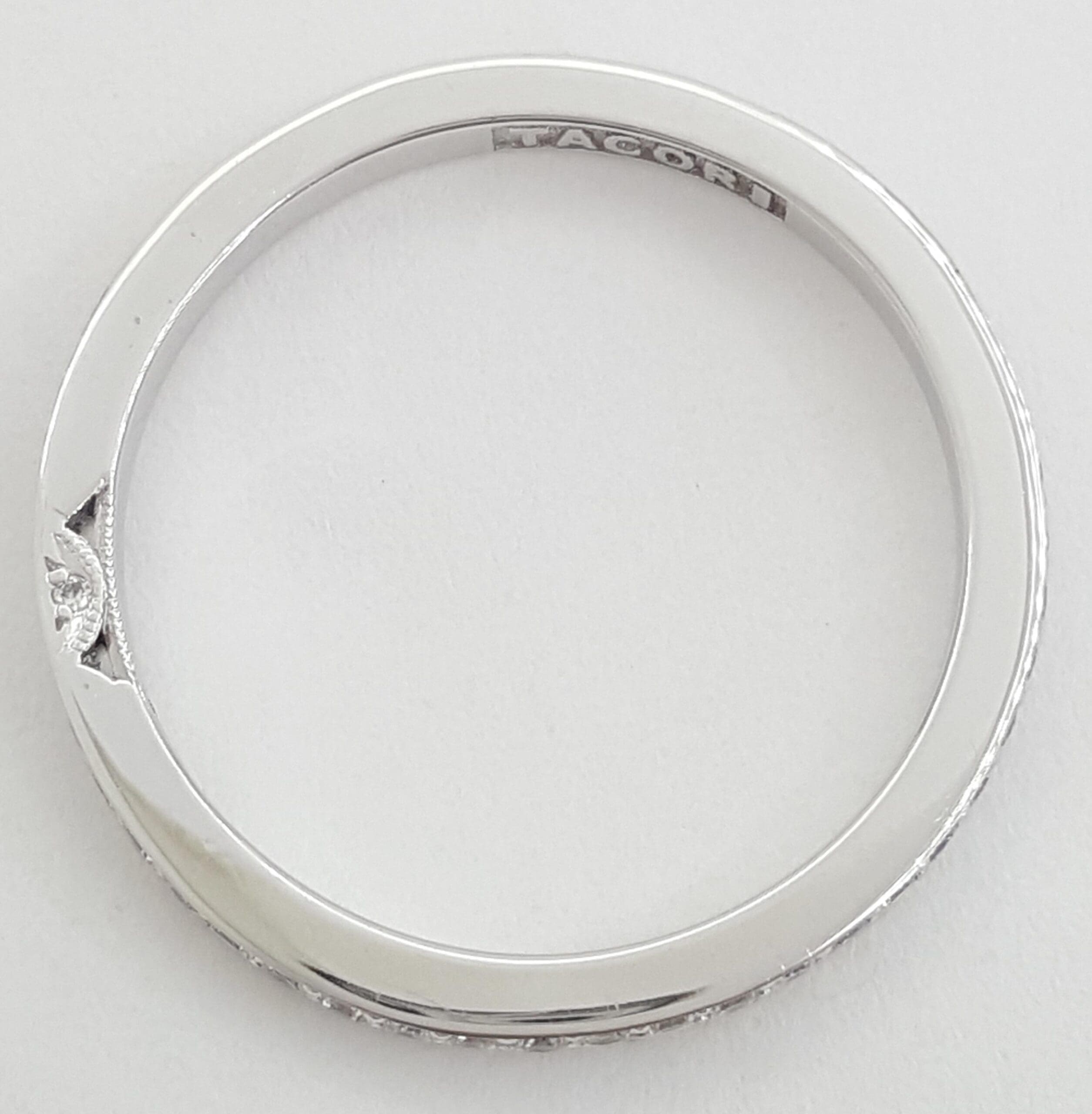 Tacori Simply 2630BMD Diamond Eternity Wedding Band Ring 18k Gold 0.43 ct $4290