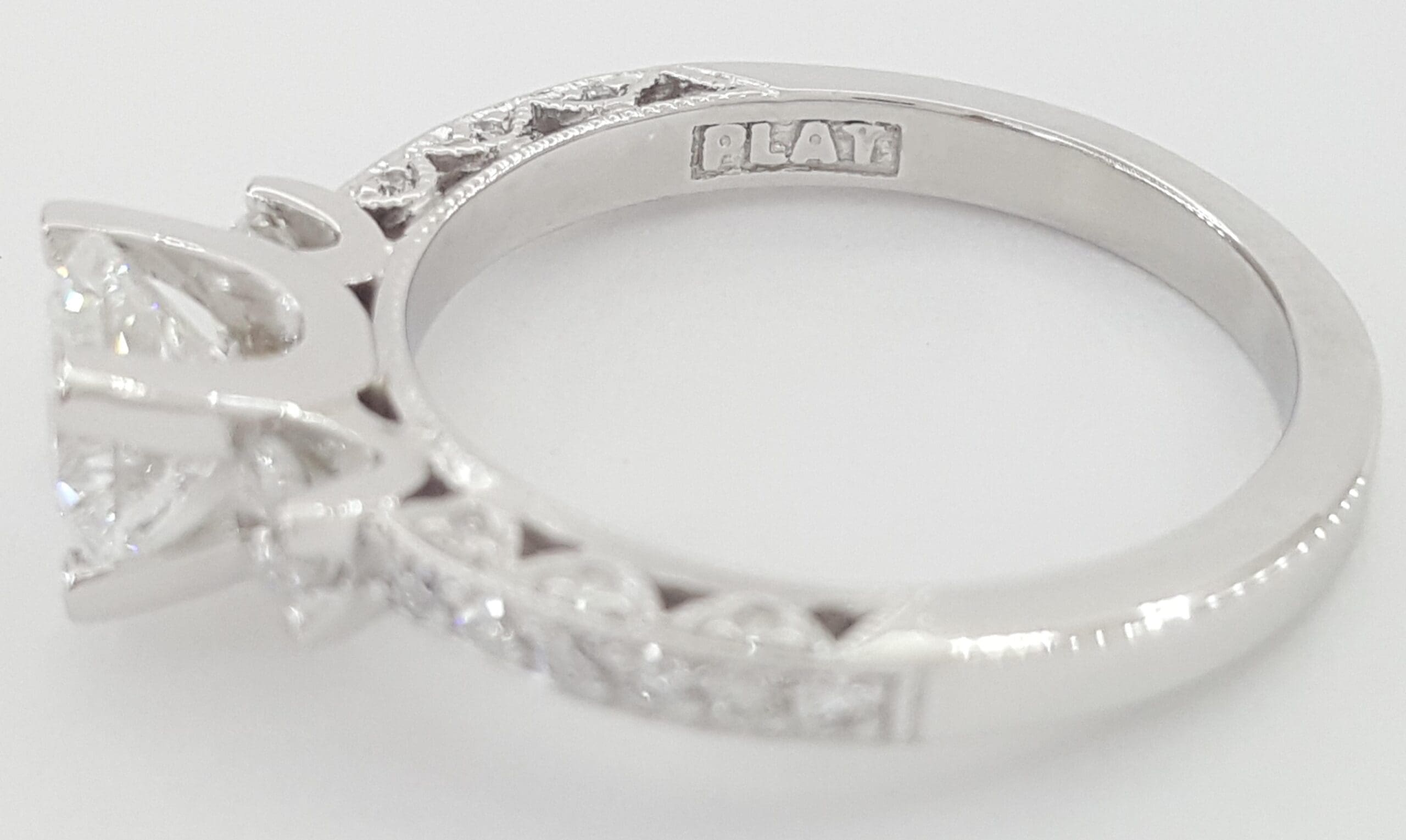 Tacori Round Diamond Three-Stone Engagement Ring 1.57 ct Platinum Rtl $18,990