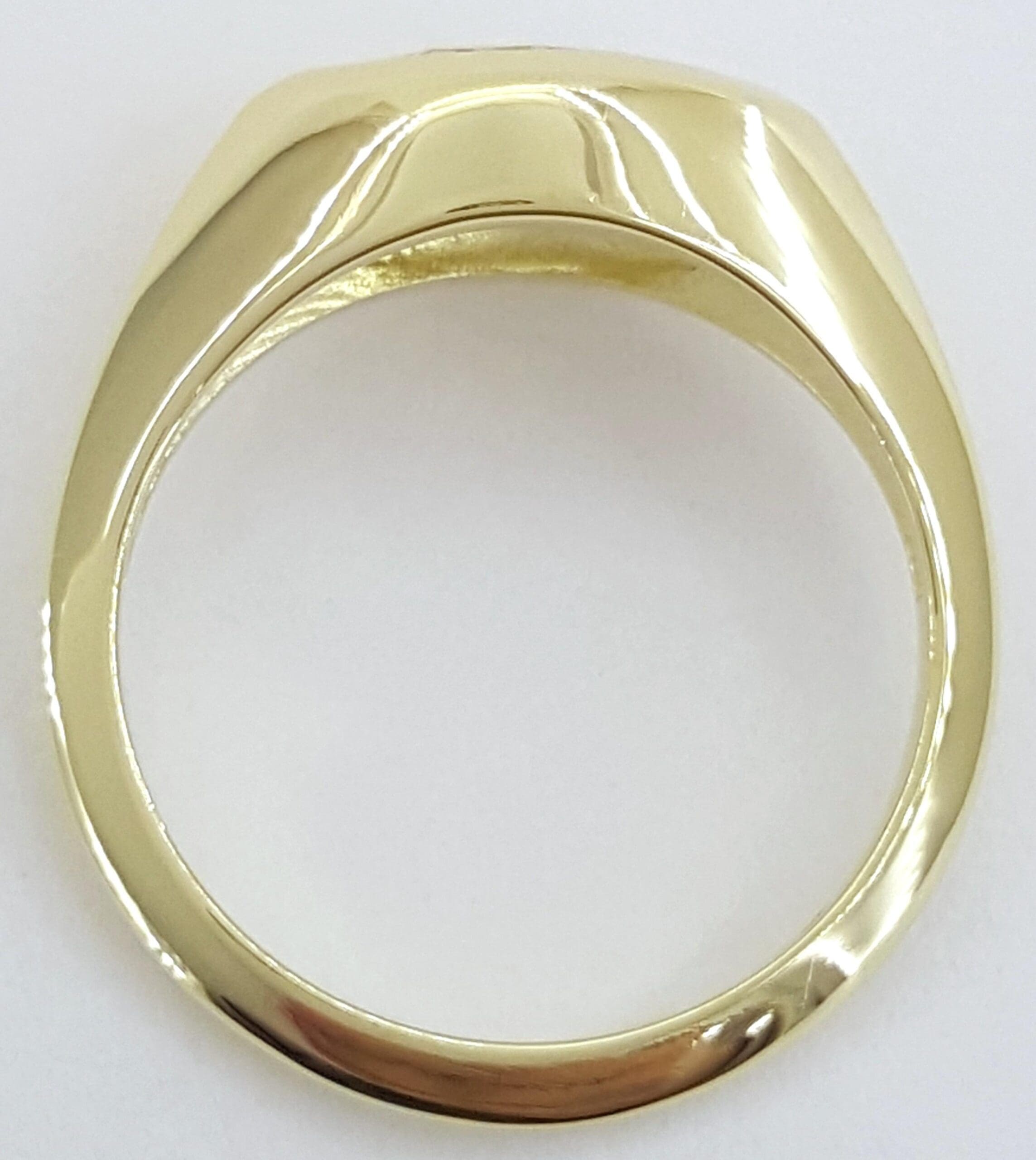 Marquise Evil Eye Diamond Ring Bezel Set 0.71 ct 18k Yellow Gold Retail $3,995