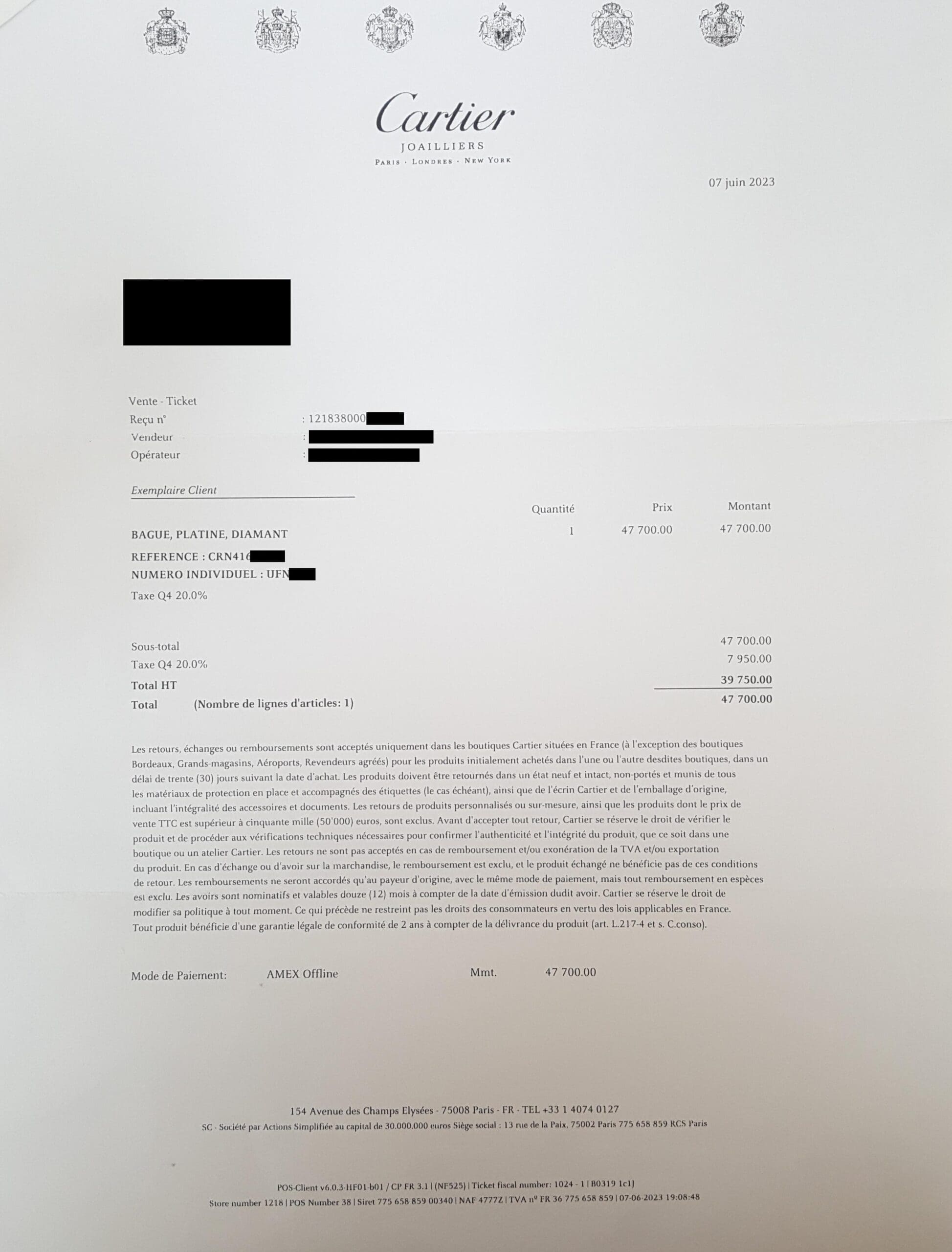 Cartier Solitaire 1895 Round Diamond Engagement Ring 1.84 ct Platinum Rtl $45K