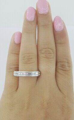 Benchmark RECF7401 14K White Gold Comfort Fit Wedding Band 4.5mm Size 10