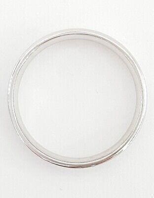 Benchmark RECF7401 14K White Gold Comfort Fit Wedding Band 4.5mm Size 10