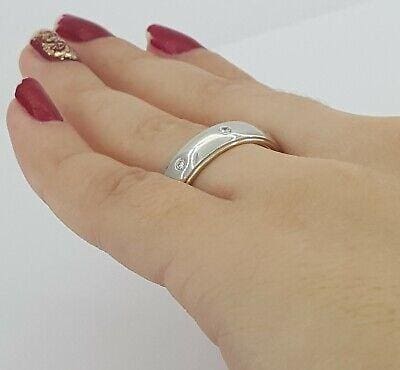 0.25 ct 14K 2-Tone White & Yellow Diamond Eternity Wedding Anniversary Band 6 mm