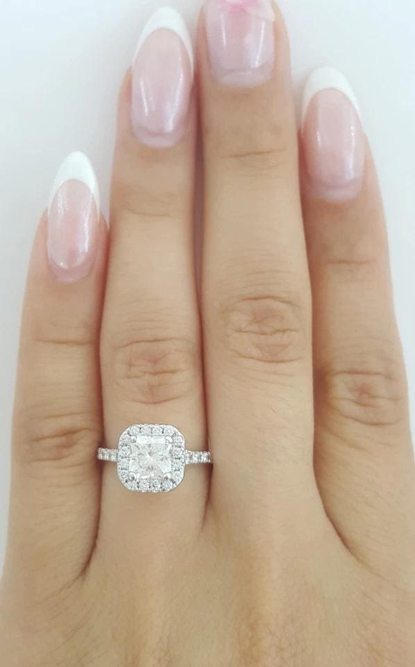 HOF Hearts on Fire Dream Cut Diamond Engagement Ring 1.48 ct Platinum Rtl $14.1K