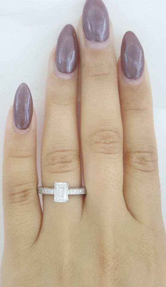 Simply Tacori Semi-Mount Engagement Ring Platinum 1 ct $7,230