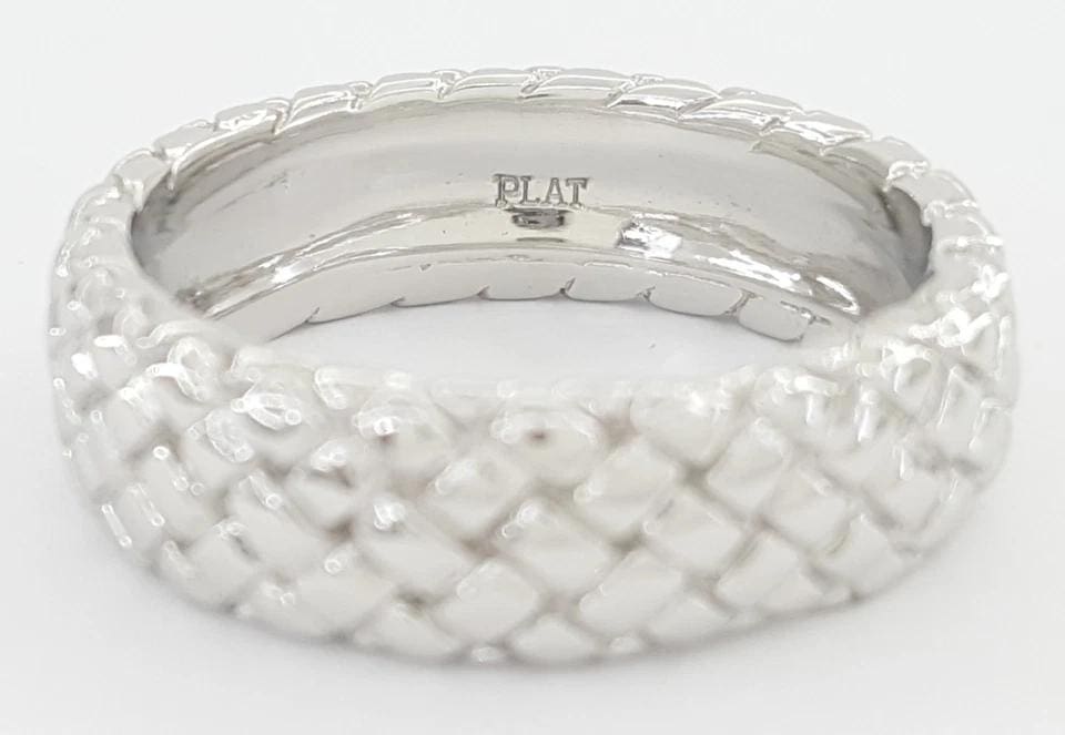 Scott Kay Men's Platinum Wedding Band Ring 7.5 mm 23.7 grams Size 12