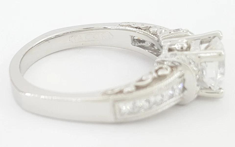 Tacori Semi-Mount Diamond Engagement Ring 0.45 ct Platinum Retail $4,930