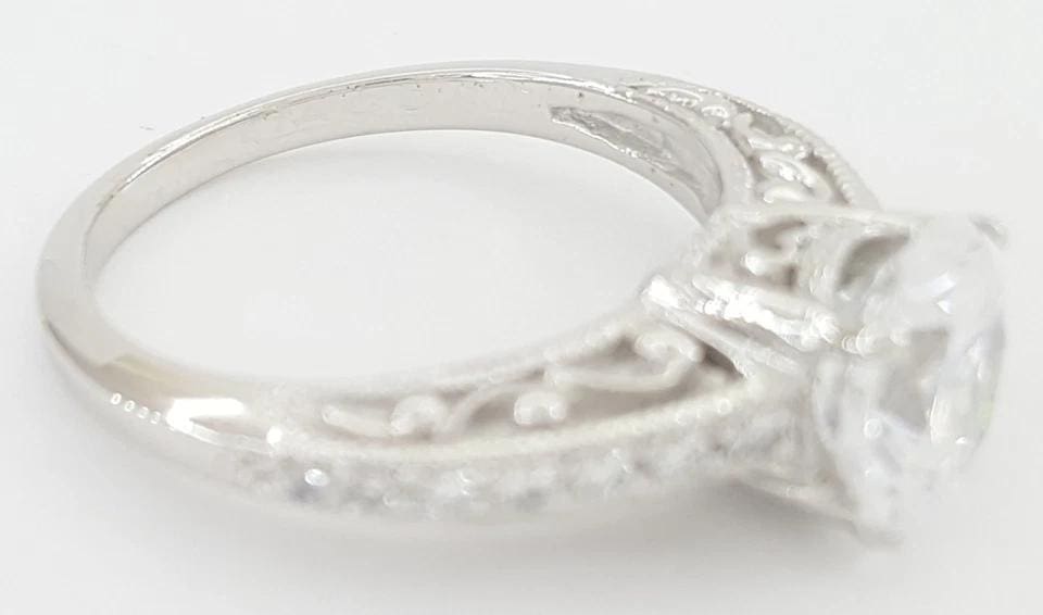 Tacori Platinum Semi-Mount Diamond Solitaire Engagement Ring 0.25 ct Rtl $4,870