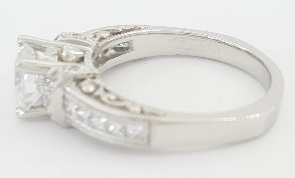 Tacori Semi-Mount Diamond Engagement Ring 0.45 ct Platinum Retail $4,930