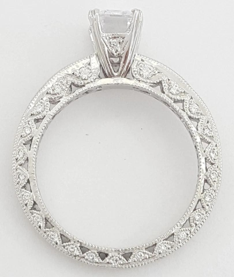 Simply Tacori Semi-Mount Engagement Ring Platinum 1 ct $7,230