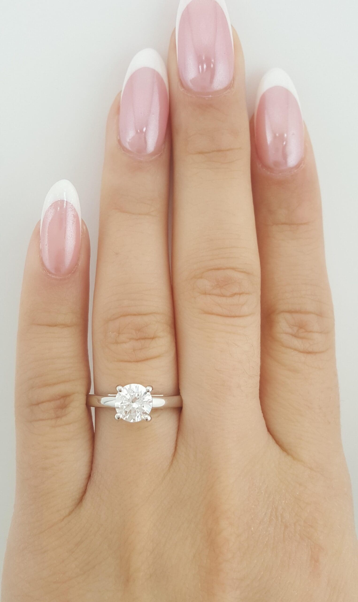 Ritani 1RZ7234 Cathedral Surprise Semi-Mount Engagement Ring 18k Gold Rtl $1492