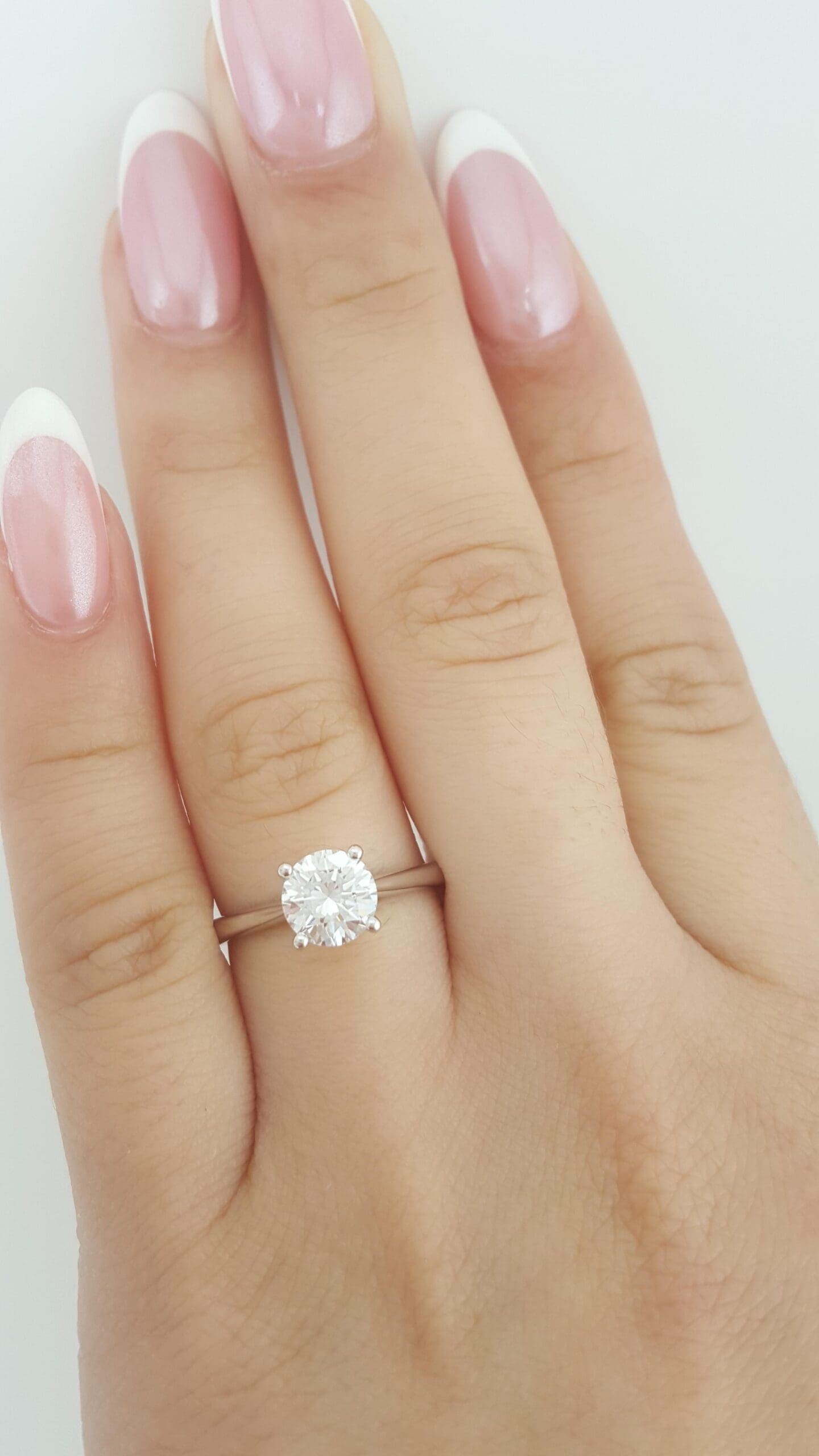 Simon G MR2954 Solitaire Semi-Mount 18k White & Rose Gold Engagement Ring $1,740