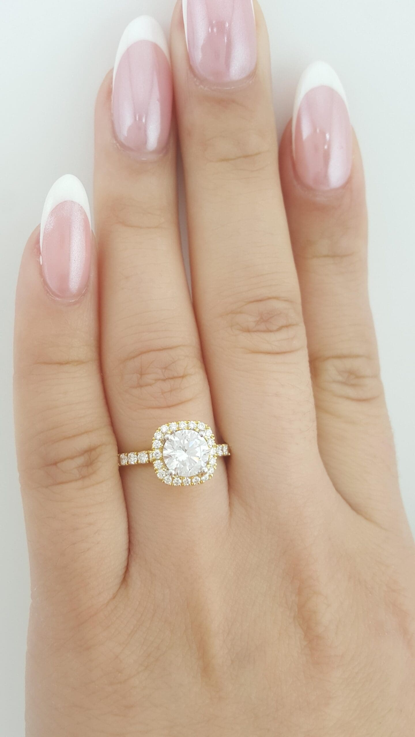 Simon G MR2132 Semi-Mount Diamond 0.44 ct 18k Yellow Gold Engagement Ring $3,570