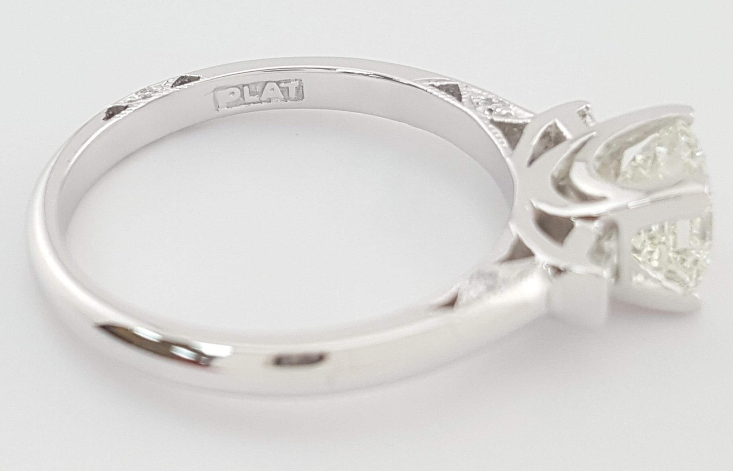 Tacori Asscher Cut Diamond 3-Stone Platinum Engagement Ring 1.23 ct Rtl $10.5K