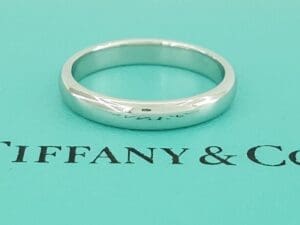 Tiffany & Co Forever Platinum Wedding Band Ring 3mm Rtl 1,500 Size 5