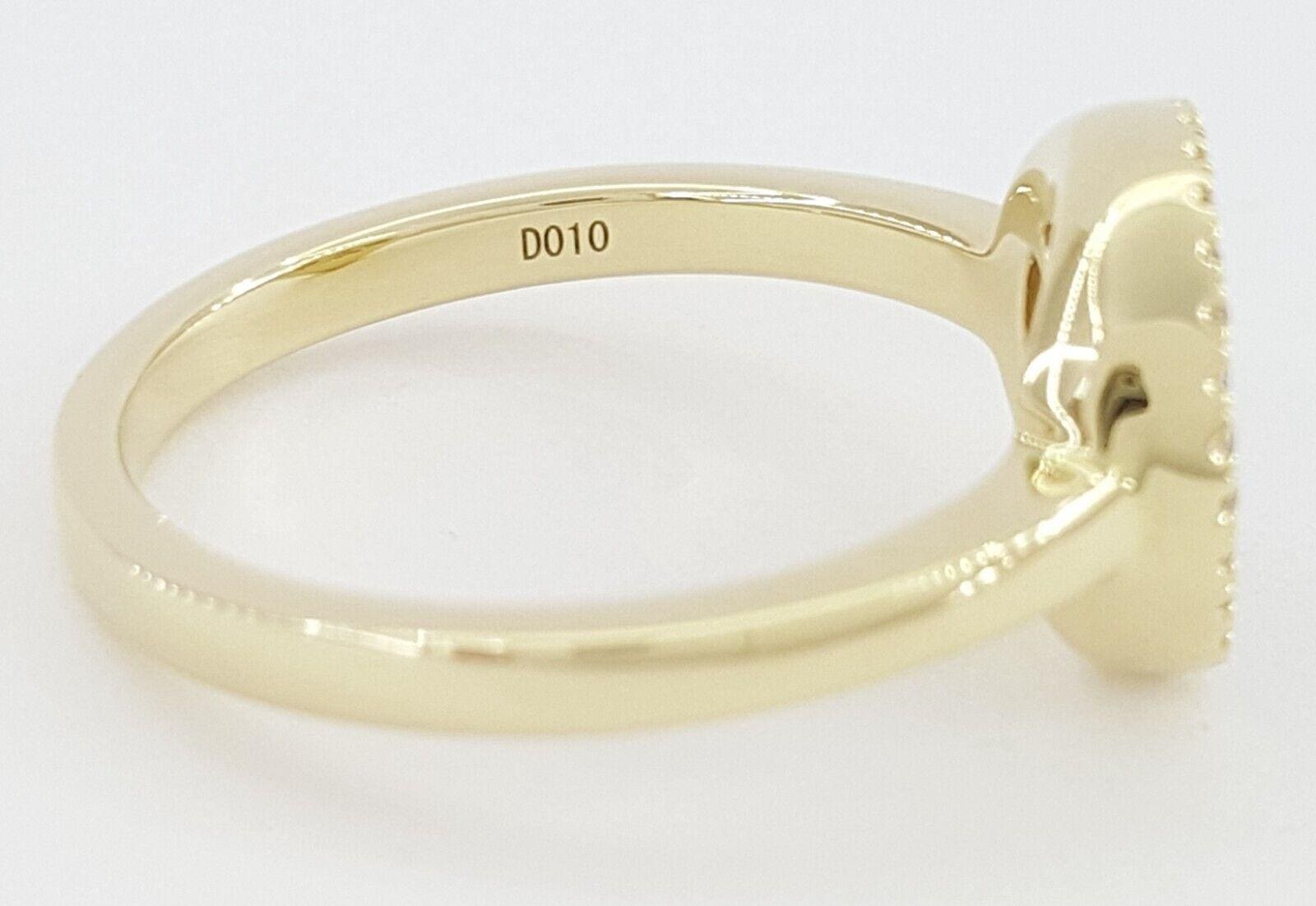 Round Irradiated Blue Diamond Cluster Halo Ring 0.72 ct 14K Yellow Gold