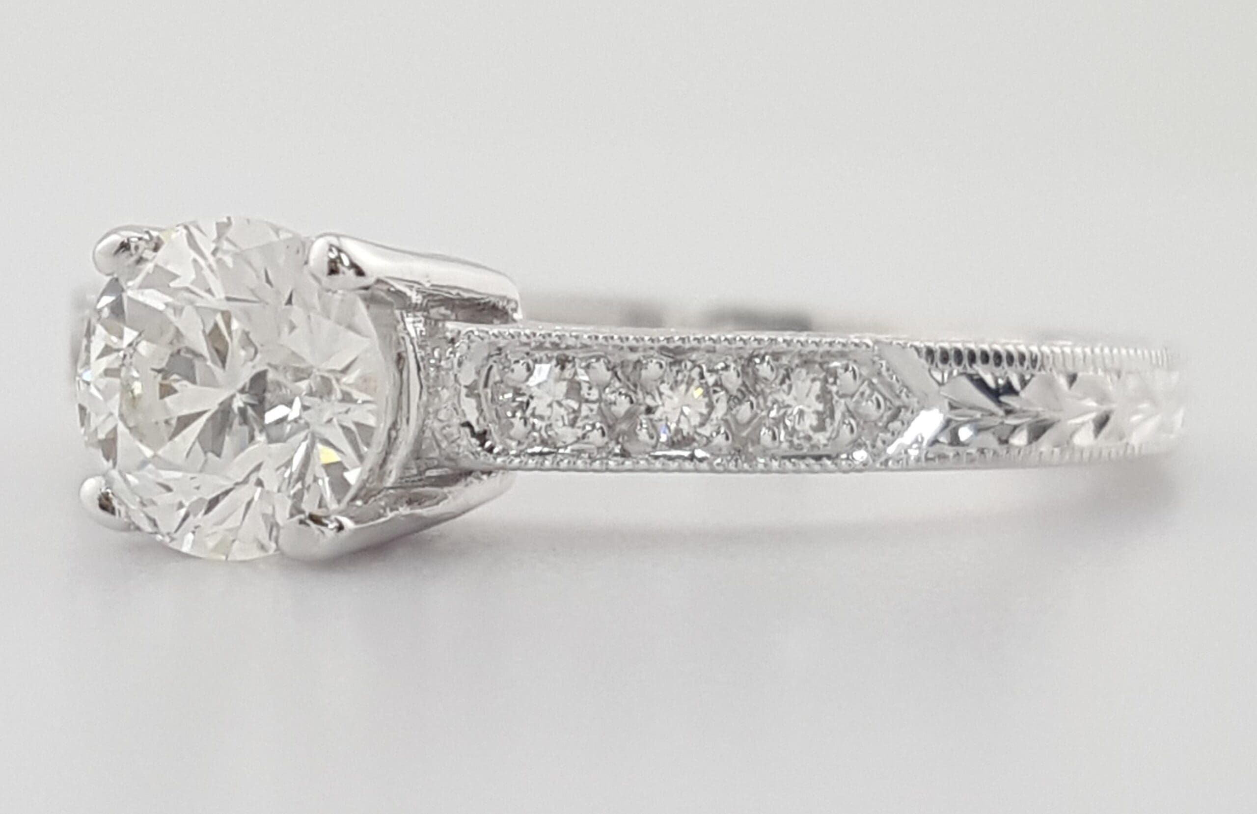 Simply Tacori Round Solitaire Engagement Ring 67299 18K Gold 0.69 ct Rtl $4,500