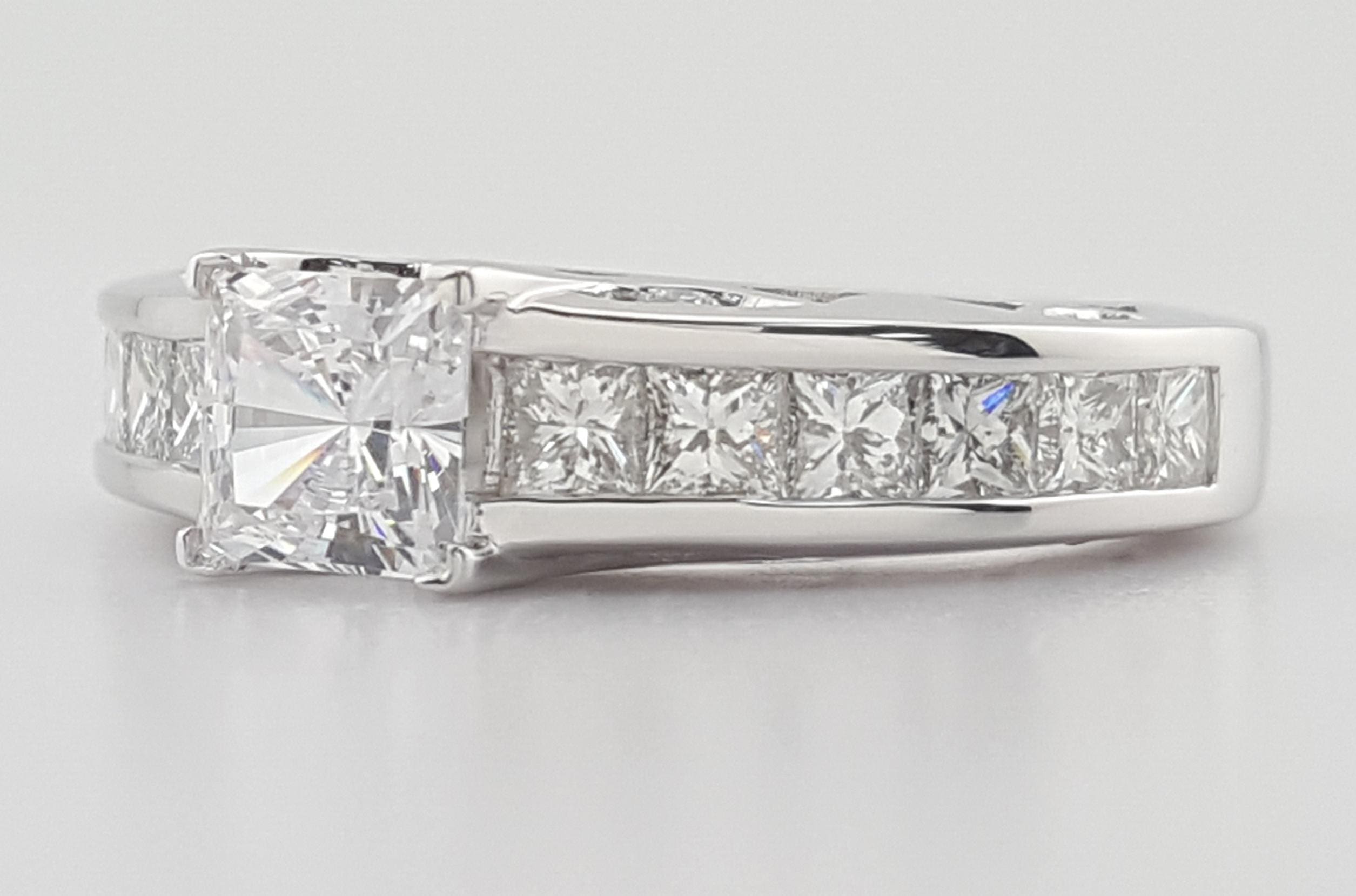 Tacori Diamond 67243 Semi-Mount Engagement Ring 1.2 ct 18k White Gold Rtl $7,090