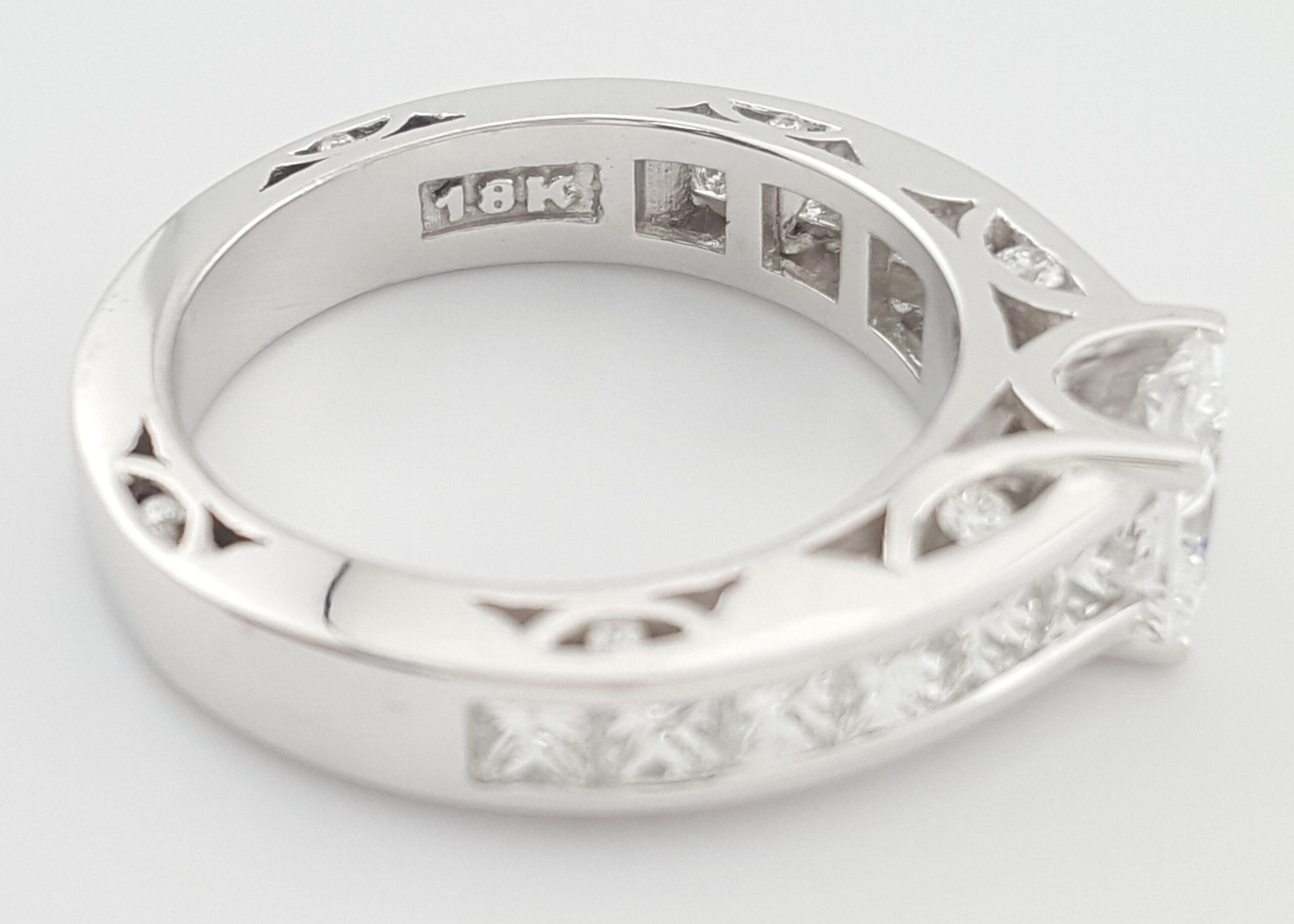 Tacori Diamond 67243 Semi-Mount Engagement Ring 1.2 ct 18k White Gold Rtl $7,090