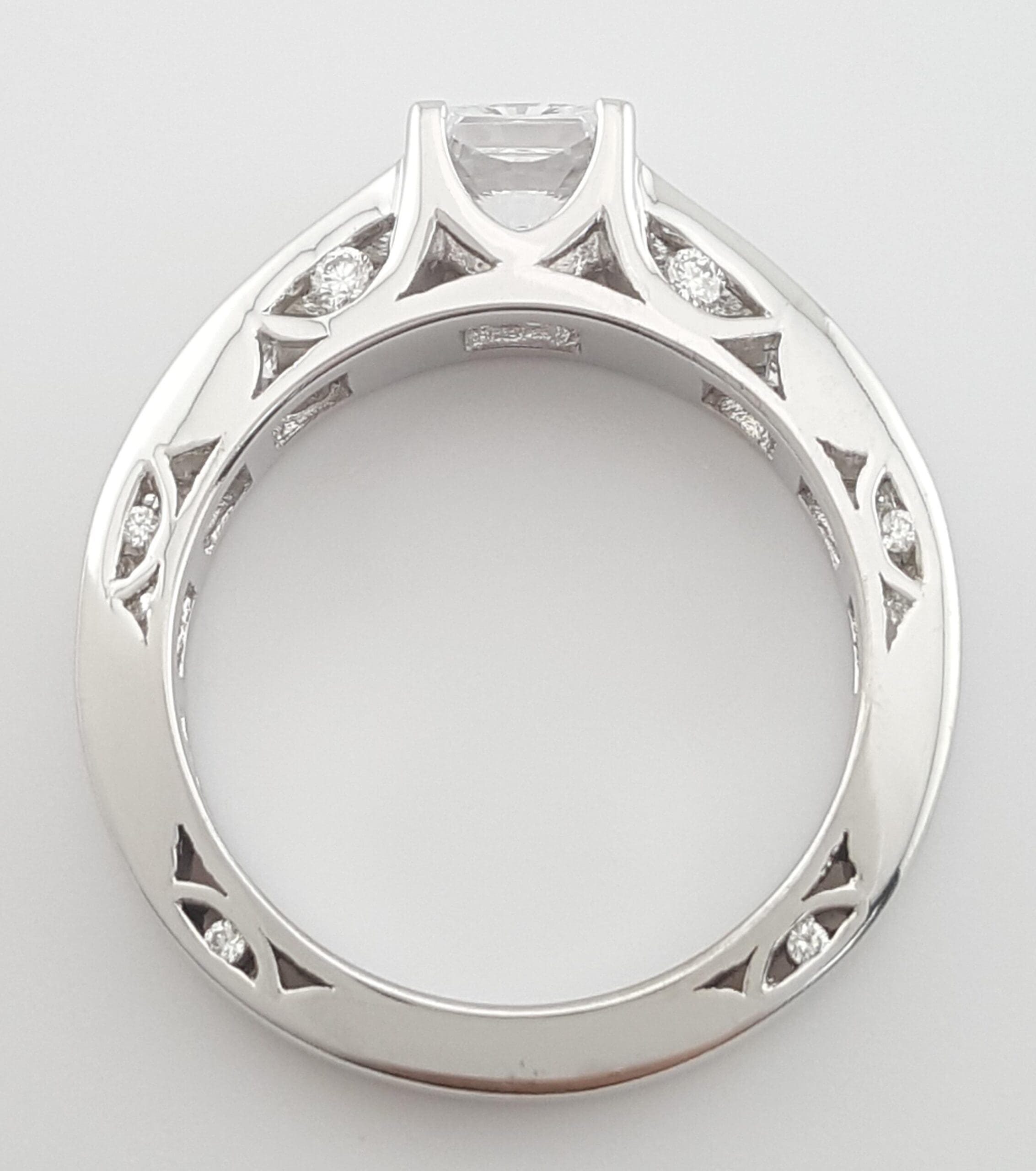 Tacori Diamond 67243 Semi-Mount Engagement Ring 1.2 ct 18k White Gold Rtl $7,090