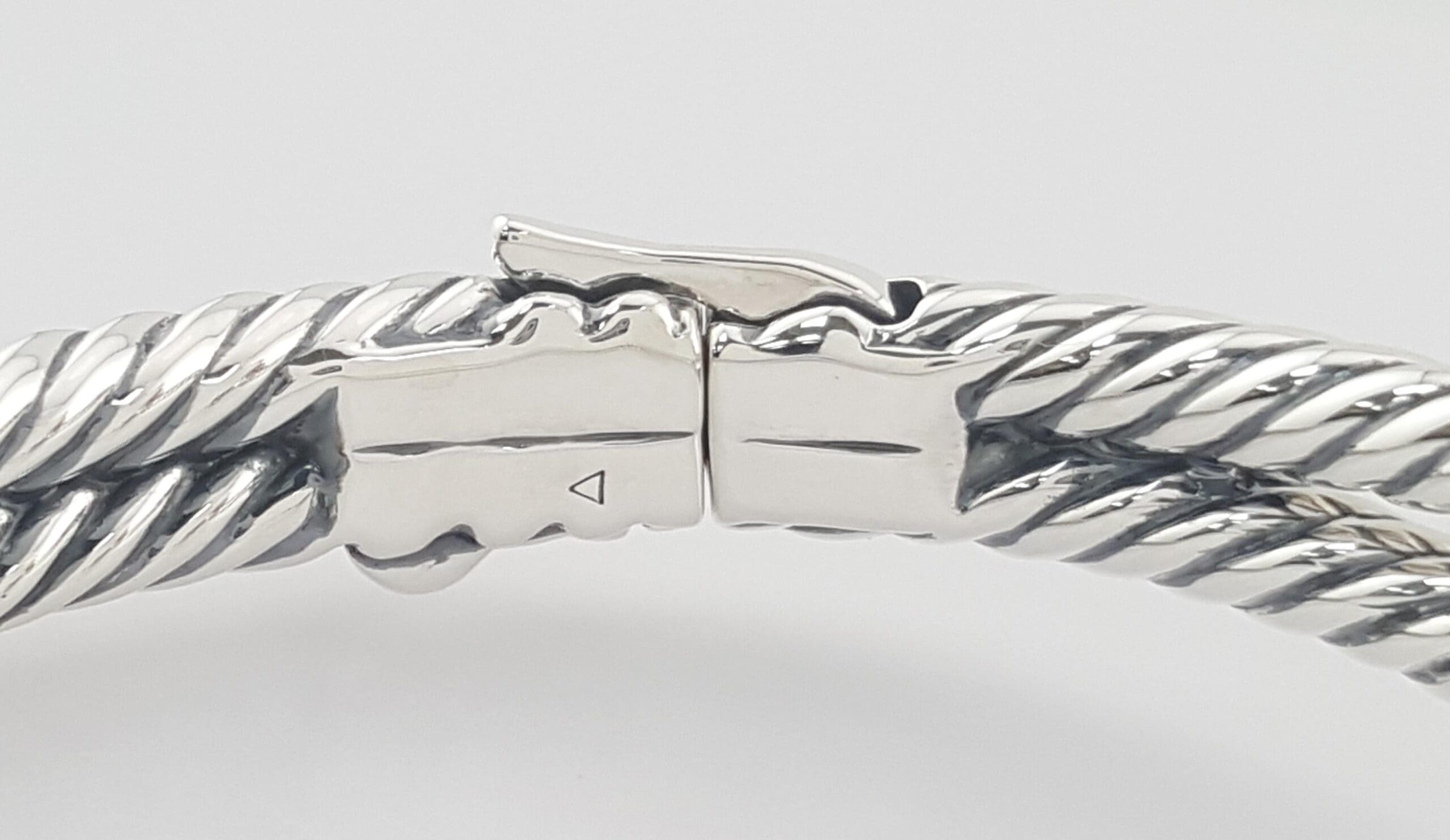 David Yurman Diamond Albion Cable Bracelet Silver 25 Grams 6.5"