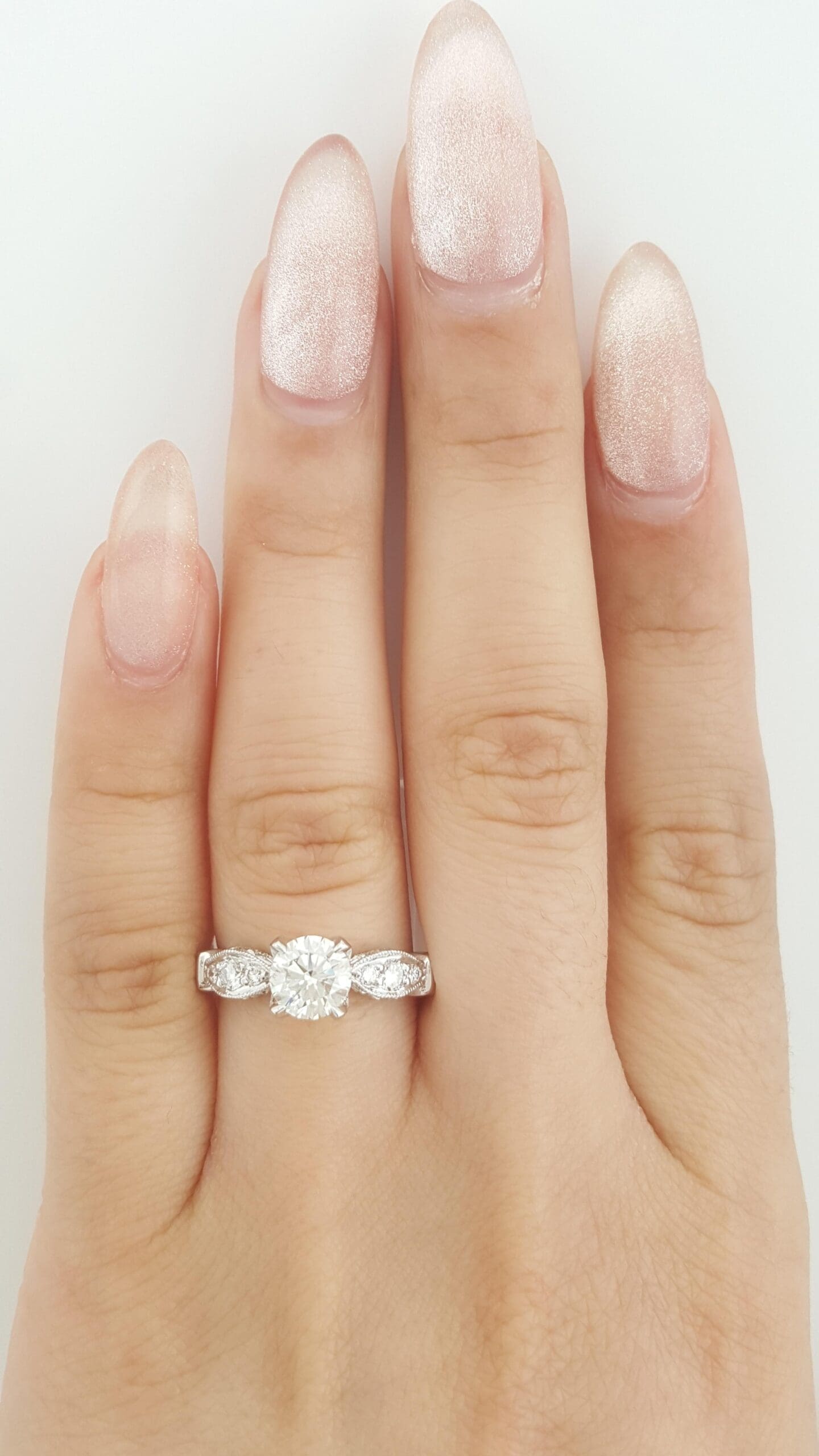 Tacori Round Diamond 67264 Engagement Ring 1.42 ct Platinum Retail $10,200