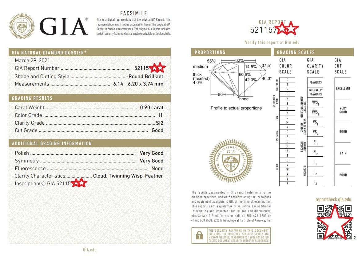 Tacori Round Diamond 67264 Engagement Ring 1.42 ct Platinum Retail $10,200